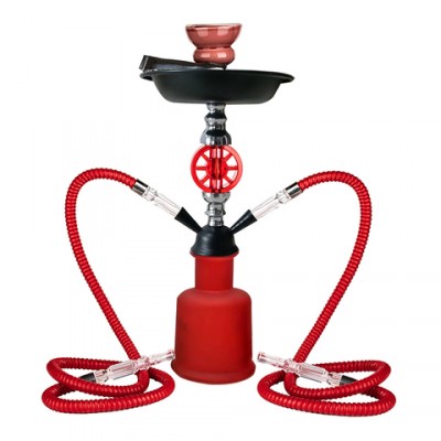 AT-Hookah 40 cm rot gefrosted